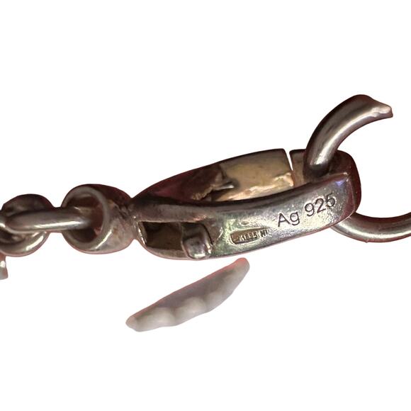 GUCCI Interlocking GG Logo Necklace (18") Sterling Silver - Picture 11 of 16